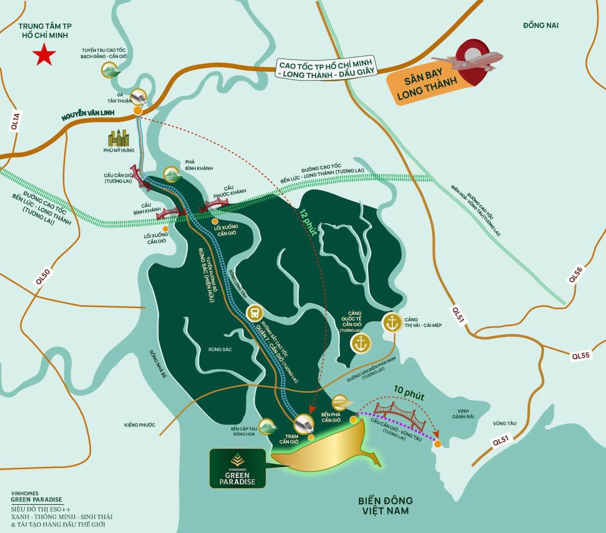 vị trí Green Paradise